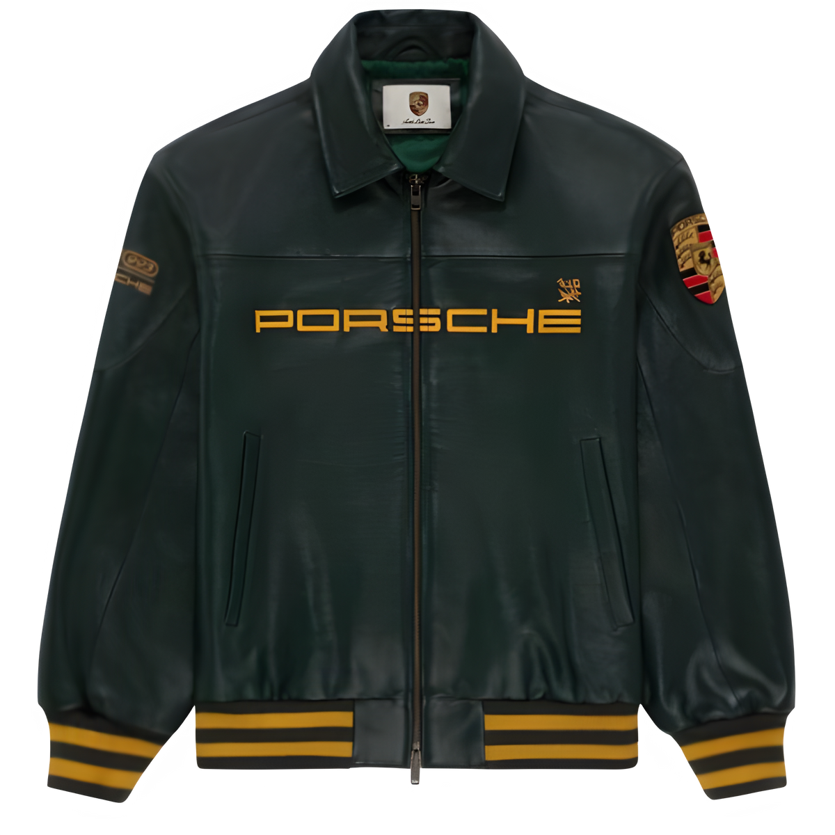 Porsche Green Leather Jacket
