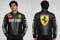 Black Ferrari Phantom Leather Jacket | F-1 Edition | ModYourself