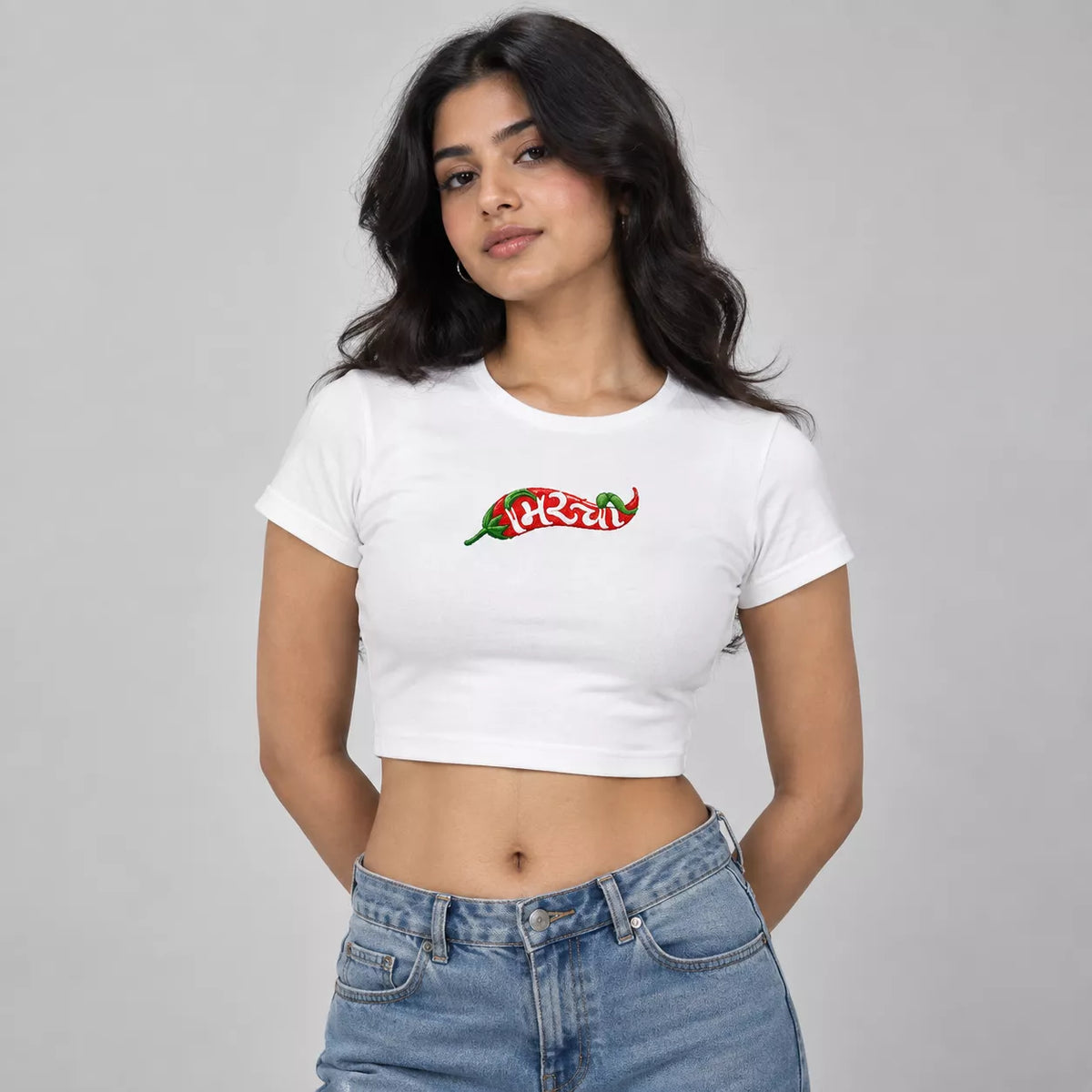 Mirchi Crop Top
