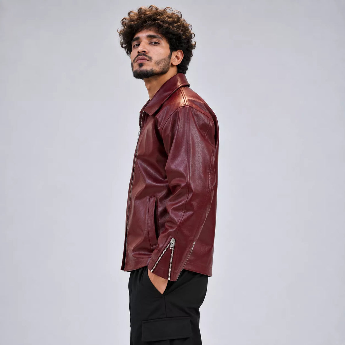 Merlot Leather Jacket
