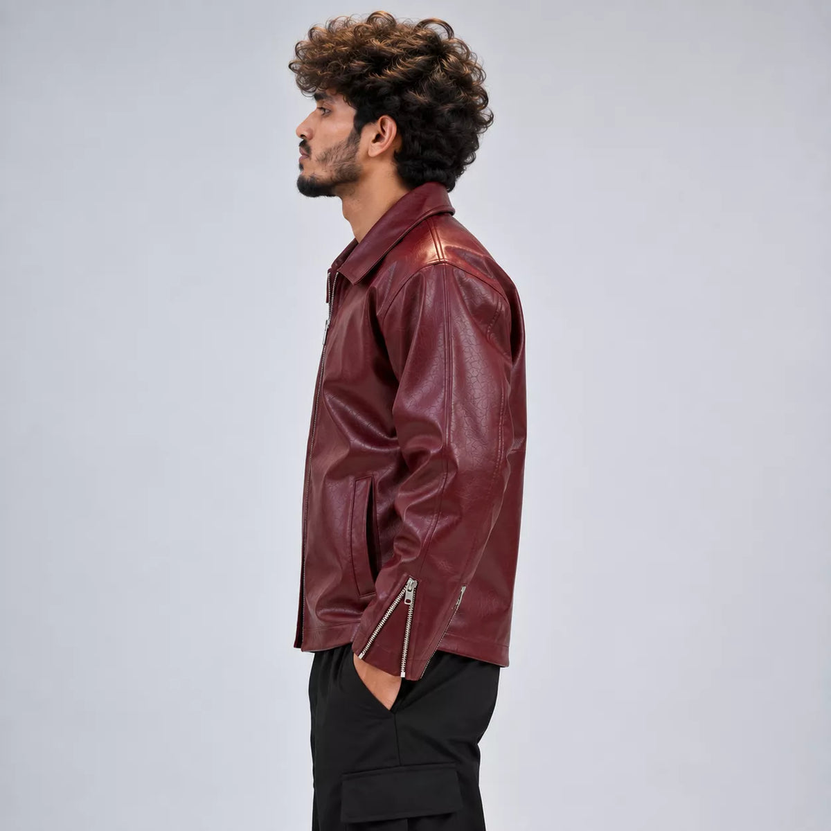 Merlot Leather Jacket
