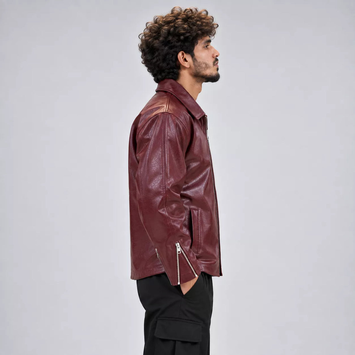 Merlot Leather Jacket
