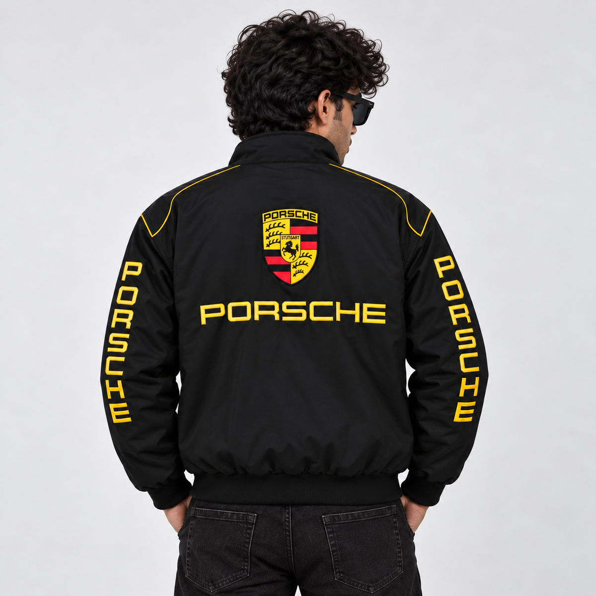 Porsche Racing Black Jacket