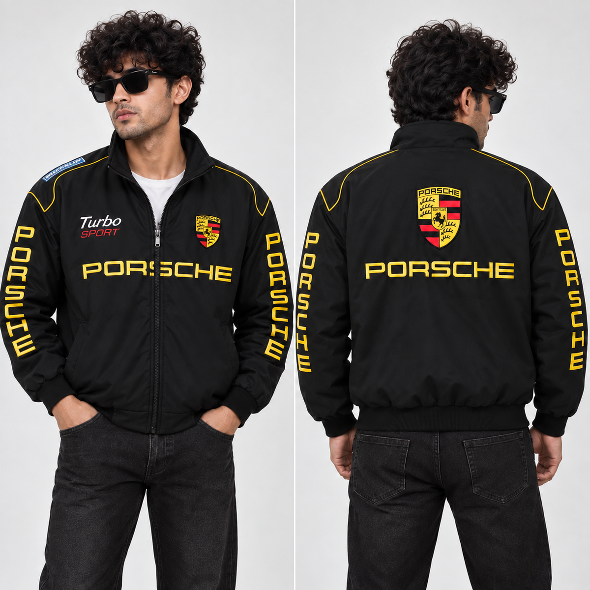 Porsche Racing Black Jacket