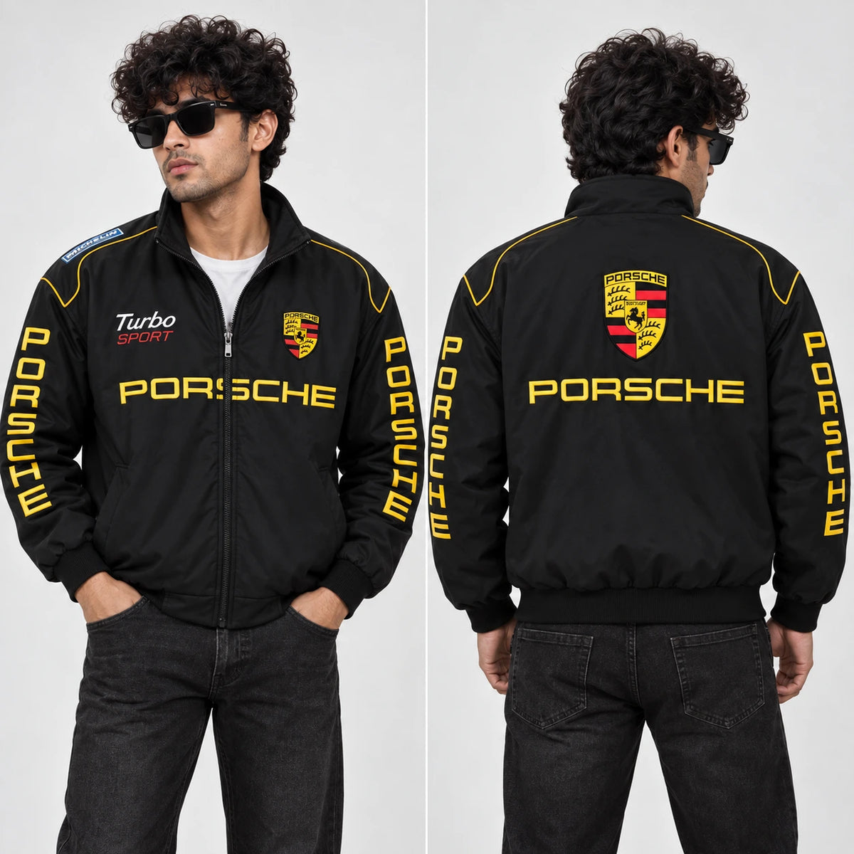 Porsche Racing Black Jacket