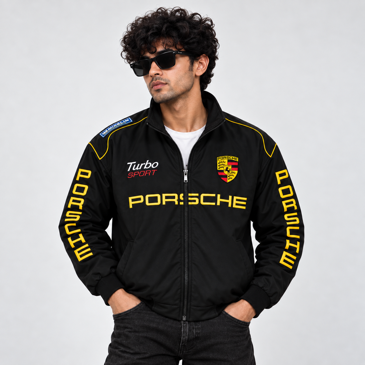 Porsche Racing Black Jacket