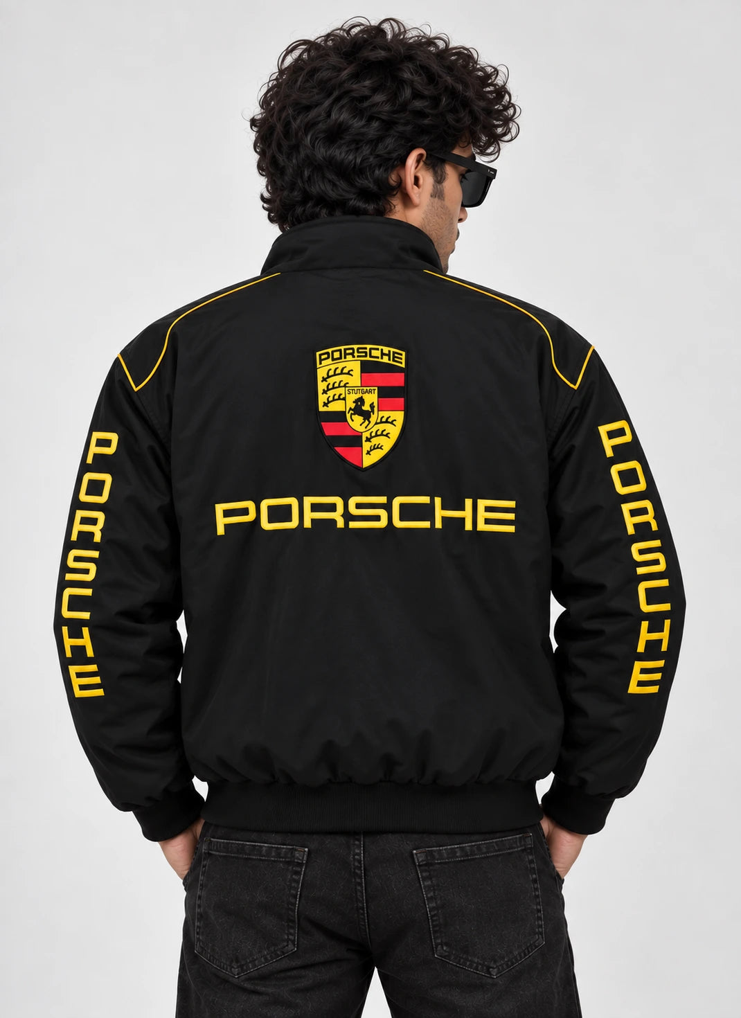 Porsche Racing Black Jacket