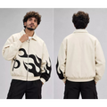 White Flame Zipper