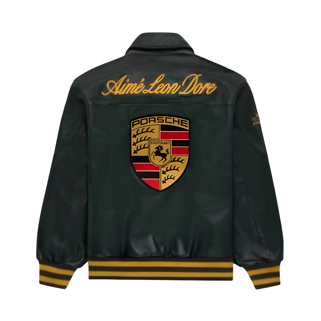 Porsche Green Leather Jacket