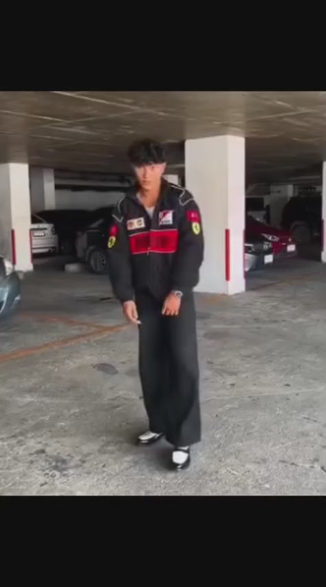 FERRARI Black embroidery jacket