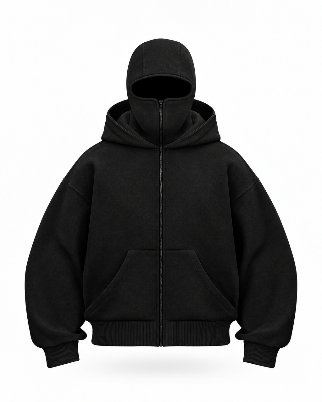 Balaclava Zipper Hoodie