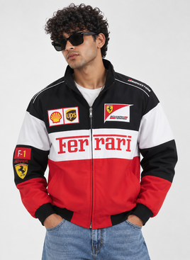 FERRARI Trio embroidery jacket