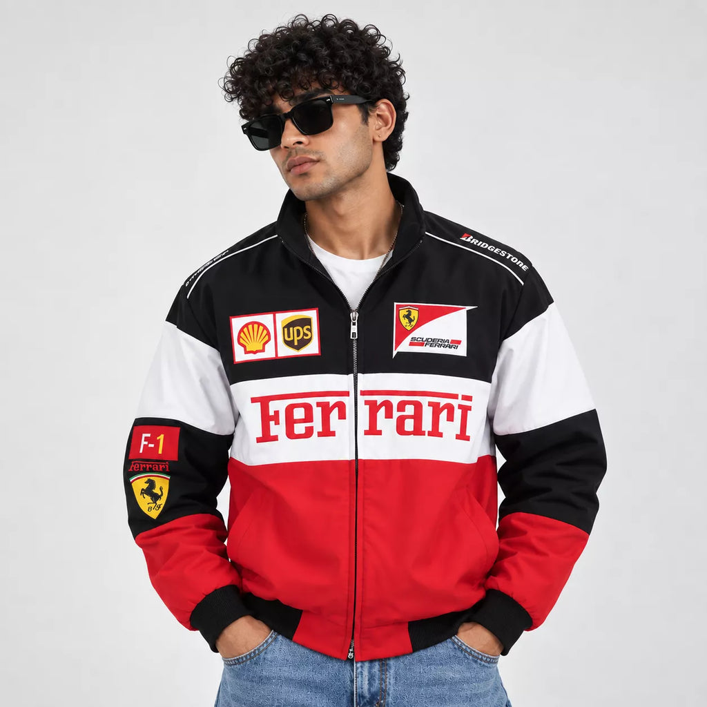 FERRARI Trio embroidery jacket
