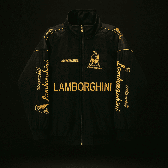 ModYourself Raging Bull Lamborghini Jacket premium parachute motorsport jacket.