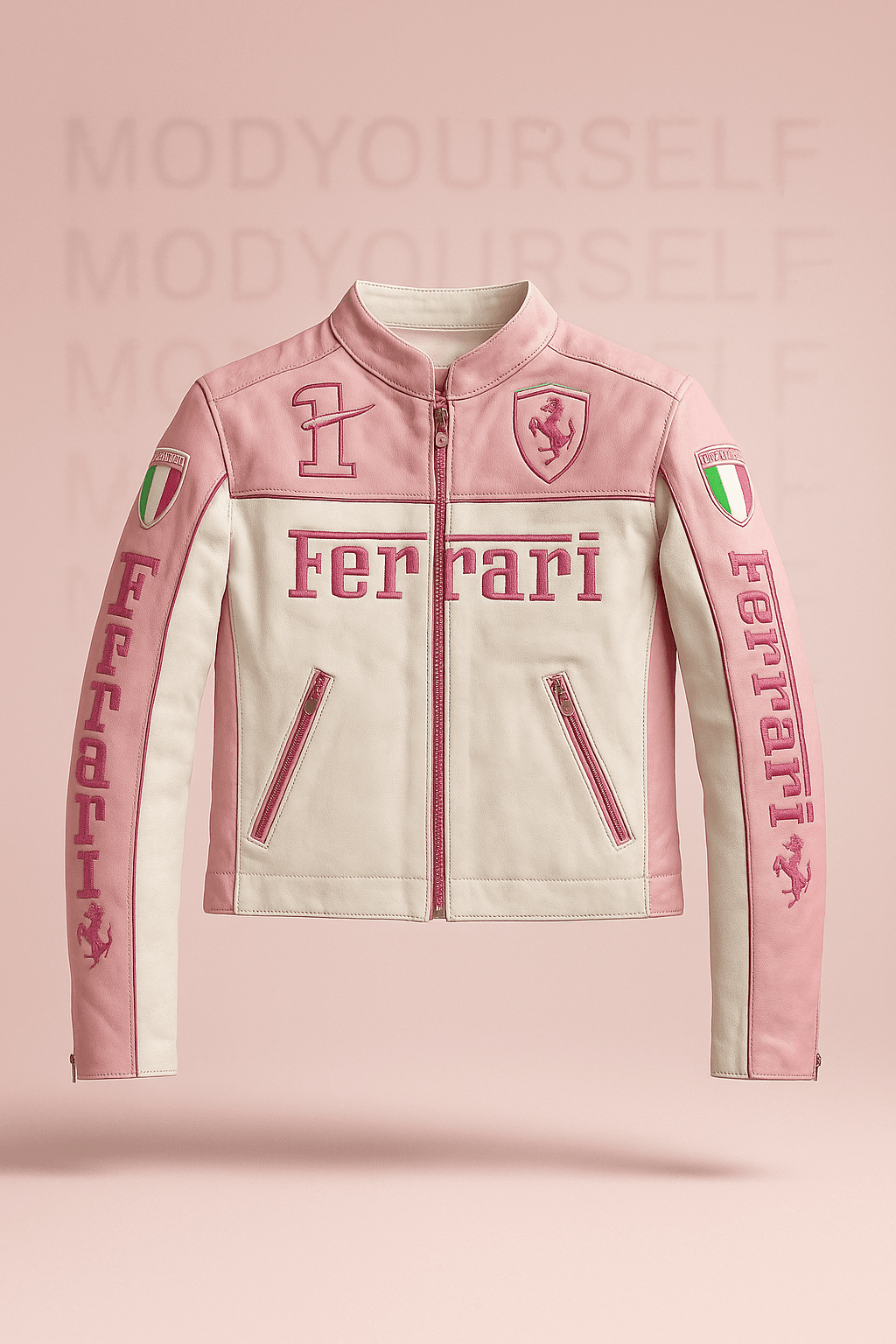 Ferrari Pink & White Rose