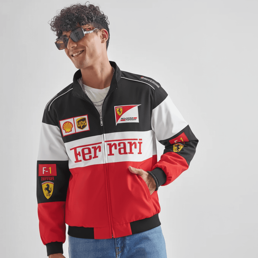 Trio-colour Ferrari Monza Spirit Jacket F-1 Edition | ModYourself