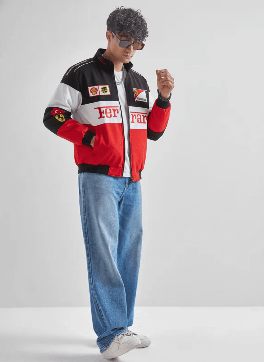 Trio-colour Ferrari Monza Spirit Jacket F-1 Edition ModYourself