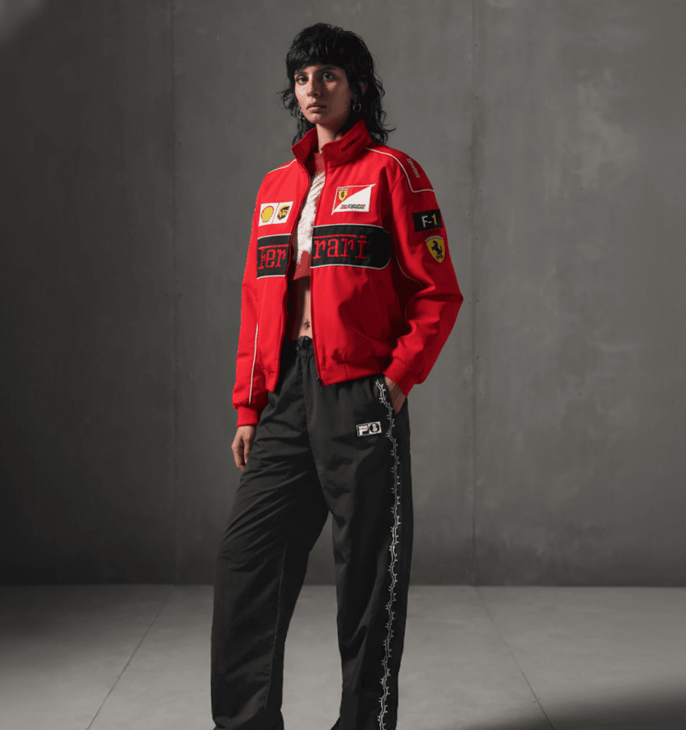 Red Ferrari Monza Spirit Jacket F-1 Limited Edition | Parachute Jacket