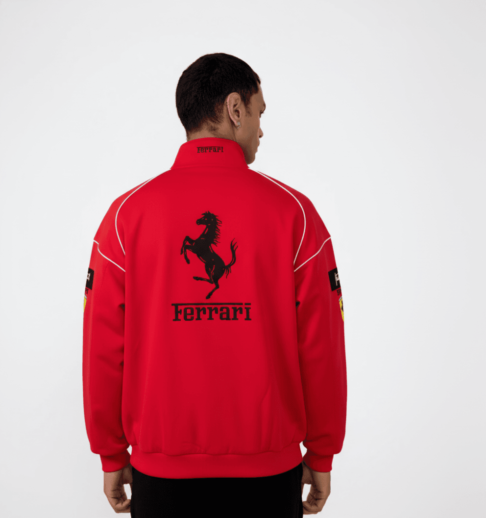 red ferrari jacket